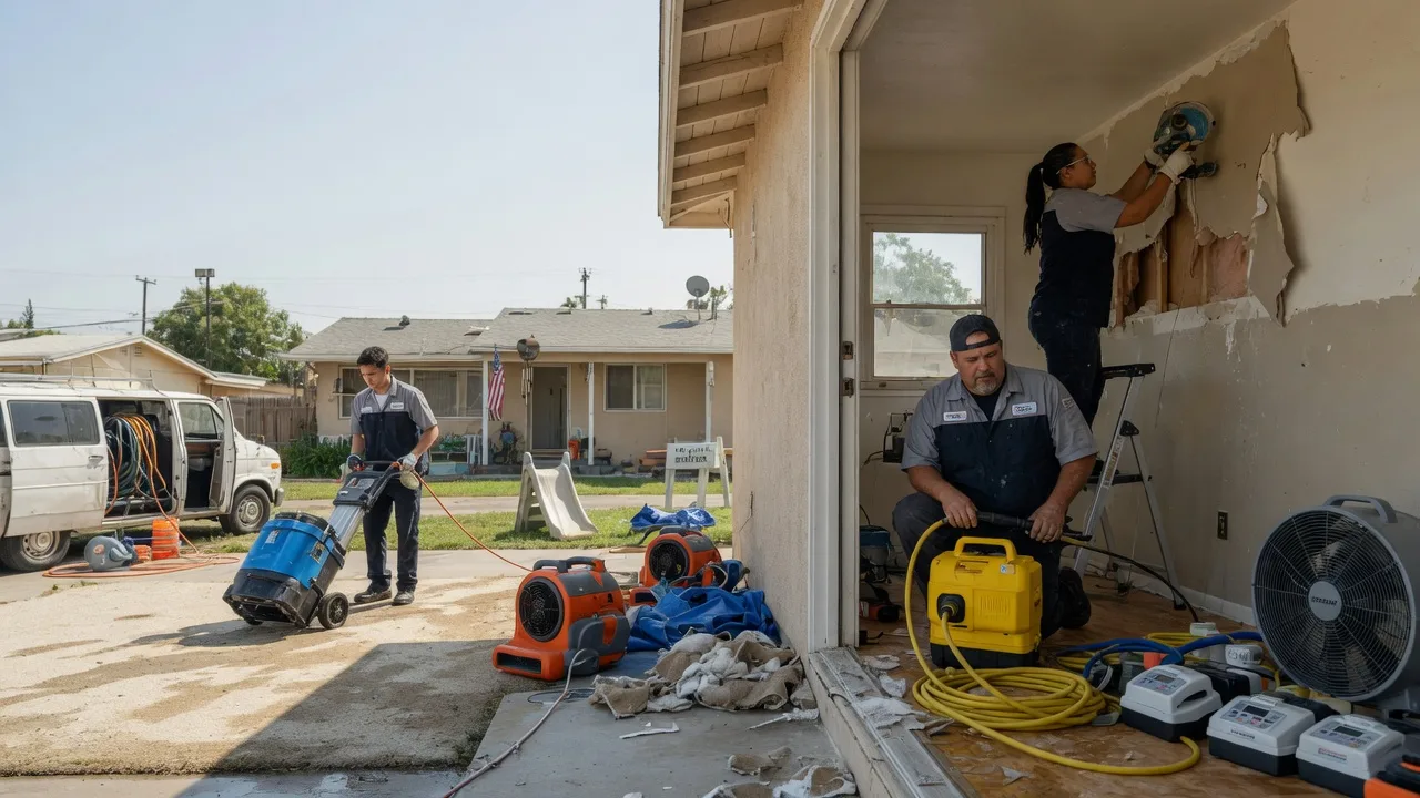 Water Damage Restoration in Footville, WI near me